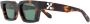 Off-White Eyewear Zonnebril met vierkant montuur Bruin - Thumbnail 2