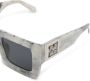Off-White Eyewear Zonnebril met vierkant montuur Grijs - Thumbnail 3