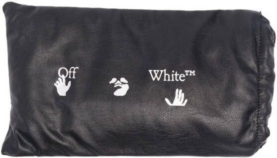 Off-White Eyewear Zonnebril met vierkant montuur Grijs