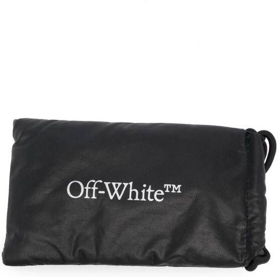 Off-White Eyewear Zonnebril met vierkant montuur Grijs