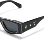 Off-White Eyewear Zonnebril met vierkant montuur Grijs - Thumbnail 2