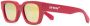 Off-White Zurich zonnebril met vierkant montuur Rood - Thumbnail 2