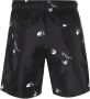 Off-White Zwembroek met print Zwart - Thumbnail 2