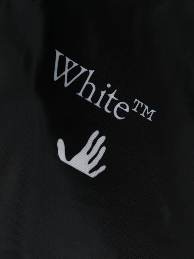 Off-White Zwembroek met print Zwart
