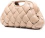 Officine Creative Helen leren shopper Beige - Thumbnail 3