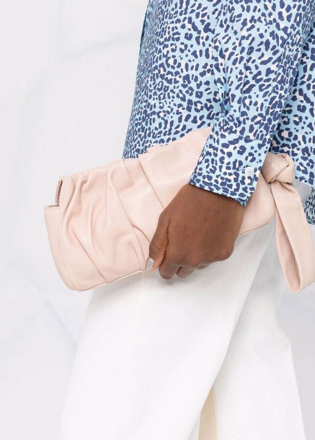 Officine Creative Knots crossbodytas met ruches Roze