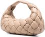 Officine Creative Leren shopper Beige - Thumbnail 3
