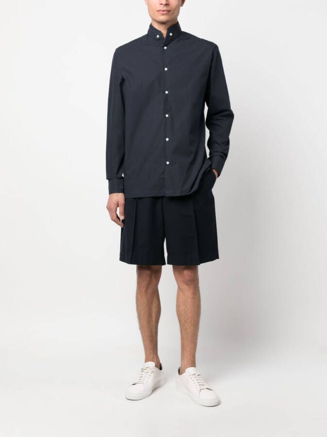Officine Generale Katoenen overhemd Blauw