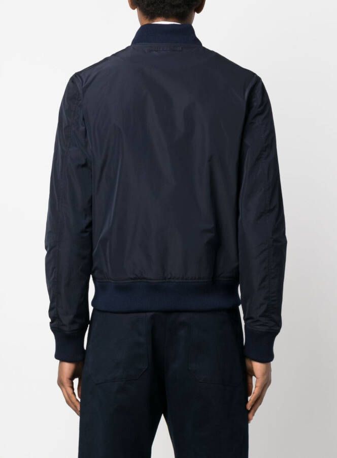 Officine Generale Bomberjack met rits Blauw