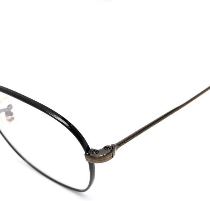 Oliver Peoples Allinger bril met vierkant montuur Bruin
