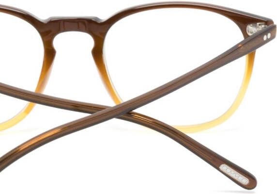 Oliver Peoples Bril met kleurverloop Geel