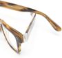 Oliver Peoples Bril met vierkant montuur Bruin - Thumbnail 3