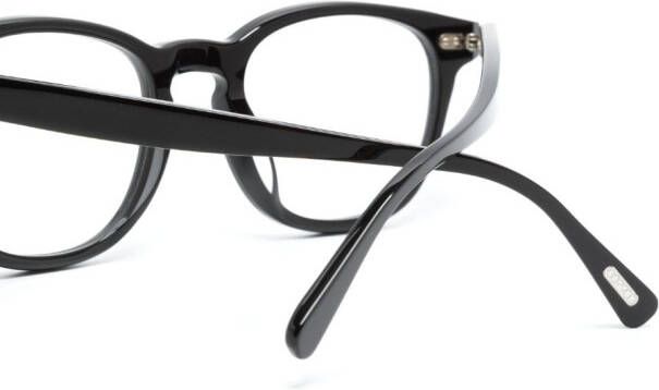 Oliver Peoples Bril met vierkant montuur Zwart