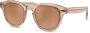 Oliver Peoples Cary Grant zonnebril met rond montuur Roze - Thumbnail 2
