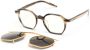 Oliver Peoples Clip-on zonnebril Goud - Thumbnail 2