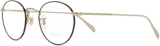 Oliver Peoples Coleridge ronde bril Bruin