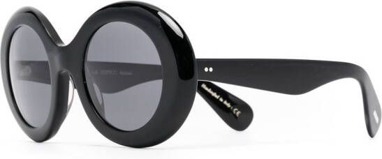 Oliver Peoples Dejeanne zonnebril met oversized montuur Zwart