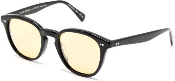 Oliver Peoples Desmon zonnebril met rond montuur Zwart
