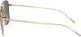 Oliver Peoples Dresner zonnebril met piloten montuur Goud - Thumbnail 3