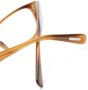 Oliver Peoples Edelson bril met rechthoekig montuur Bruin - Thumbnail 3