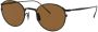 Oliver Peoples G. Ponti-4 zonnebril met rond montuur Zwart - Thumbnail 2