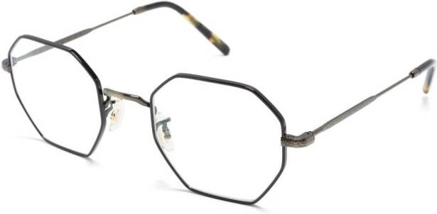 Oliver Peoples Holender bril met geometrisch montuur Zwart