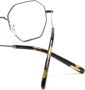 Oliver Peoples Holender bril met geometrisch montuur Zwart - Thumbnail 3