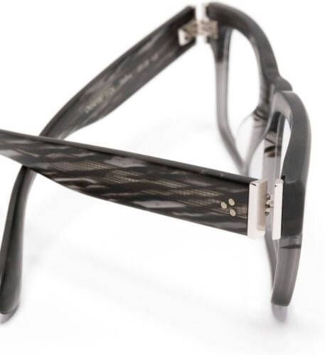 Oliver Peoples Hollins bril met vierkant montuur Grijs