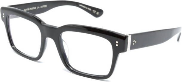 Oliver Peoples Hollins bril met vierkant montuur Zwart