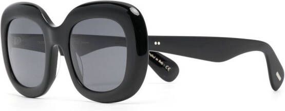 Oliver Peoples Jesson zonnebril met getinte glazen Zwart