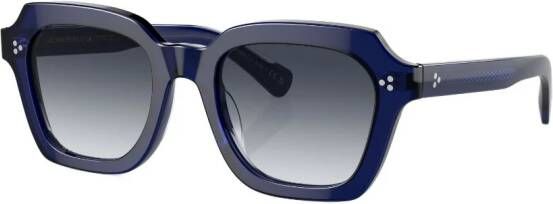 Oliver Peoples Kienna zonnebril met vierkant montuur Blauw