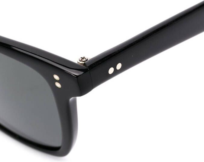 Oliver Peoples Lachman Sun zonnebril met vierkant montuur Zwart