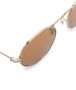 Oliver Peoples M-4 zonnebril met rond montuur Goud - Thumbnail 3
