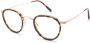 Oliver Peoples MP-2 bril met rond montuur Bruin - Thumbnail 2