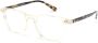 Oliver Peoples Nev bril met vierkant montuur Bruin - Thumbnail 1