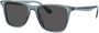 Oliver Peoples Ollis zonnebril met vierkant montuur Blauw - Thumbnail 1