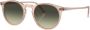 Oliver Peoples O'Malley zonnebril met rond montuur Bruin - Thumbnail 2