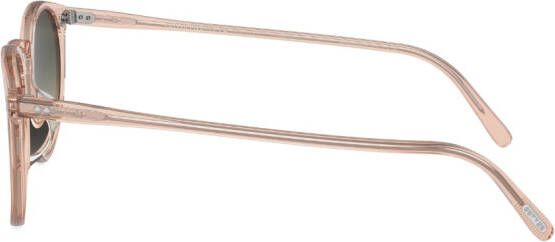 Oliver Peoples O'Malley zonnebril met rond montuur Bruin
