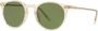Oliver Peoples O'Malley zonnebril met rond montuur Geel - Thumbnail 3