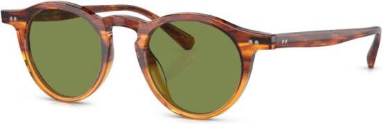 Oliver Peoples Op-13 zonnebril met rond montuur Bruin