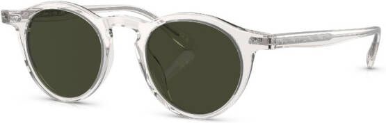 Oliver Peoples Op-13 zonnebril met rond montuur Grijs