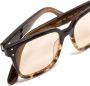 Oliver Peoples Parcell bril met vierkant montuur Bruin - Thumbnail 3