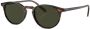 Oliver Peoples Riley zonnebril met rond montuur Bruin - Thumbnail 2