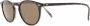 Oliver Peoples Riley zonnebril met rond montuur Bruin - Thumbnail 1