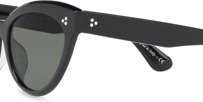 Oliver Peoples Roella zonnebril met kattenoog montuur Zwart