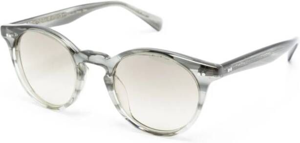 Oliver Peoples Romare bril met rond montuur Grijs
