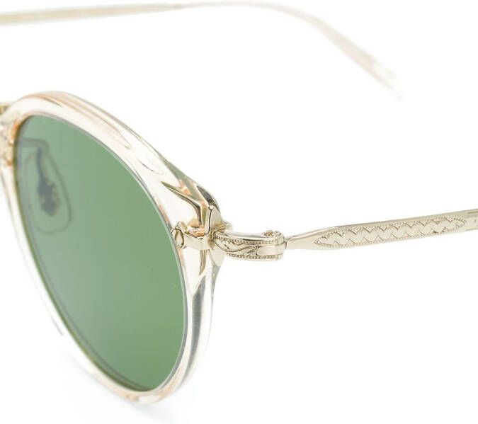 Oliver Peoples round shaped sunglasses Metallic