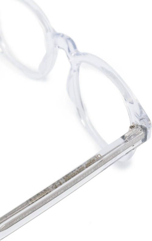 Oliver Peoples Sheldrake bril met rond montuur Beige