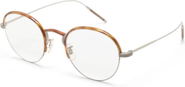 Oliver Peoples TK-6 bril met rond montuur Grijs