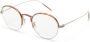 Oliver Peoples TK-6 bril met rond montuur Grijs - Thumbnail 2